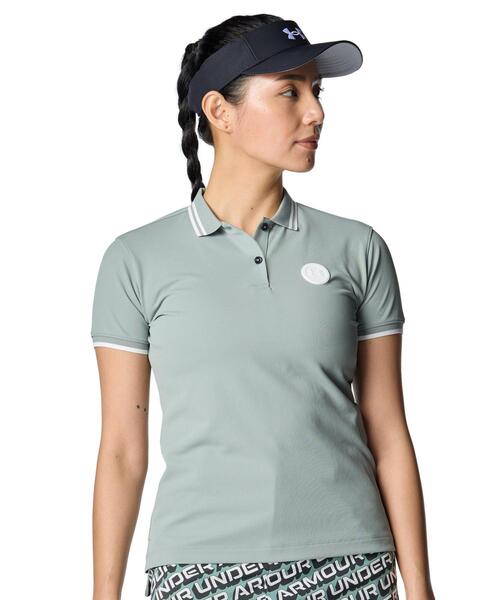 UA Armored Fly Polo (Gold/Red) — UA