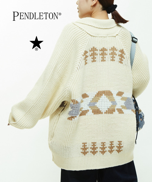 【PENDLETON】 COWICHAN низкой плотности свитер