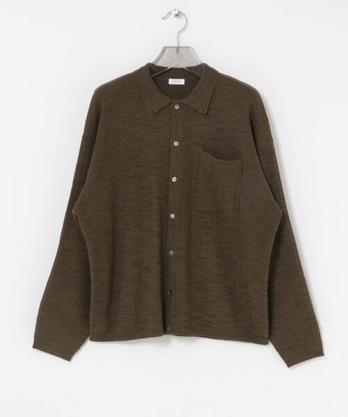 crepuscule Crepe Knit Shirt