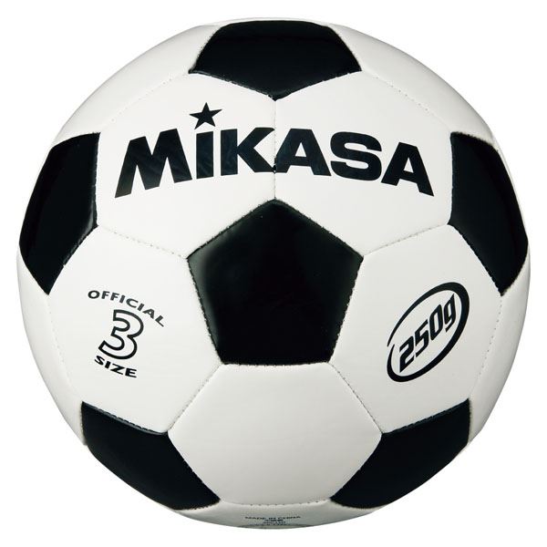 MIKASA Волейбольный мяч легкий, мужской, Лёгкий №3 — бело‑чёрный [SVC303WBK] — идеален для тренировок и игр