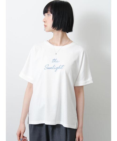 Футболка с охлаждающим эффектом/UV‑защитой ASORT刺繍 T‑shirt