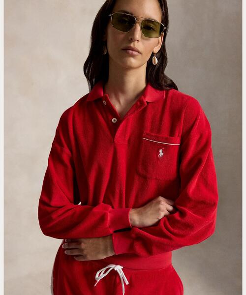 Тери‑лонгслив — простая рубашка (Longsleeve Polos)