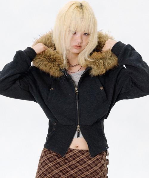 runningHIGH — FUR ZIP UP HOODIE / флисовая худи на молнии (RunningHIGH)