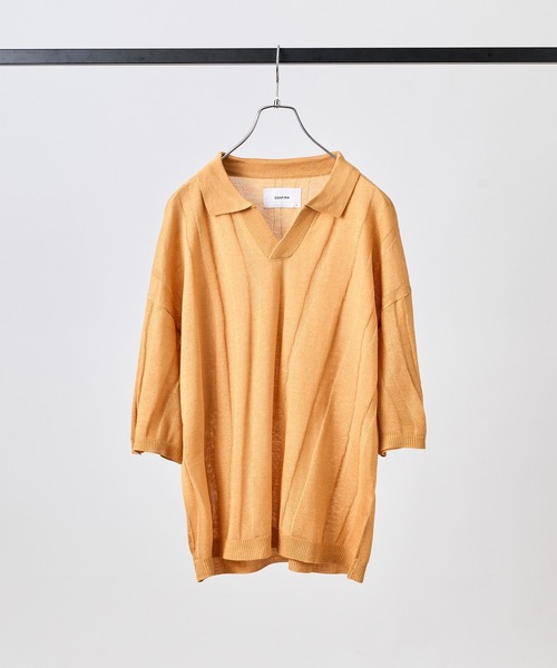 Enboss Skipper Knit polo — мужская/унисекс футболка, красочный редиc
