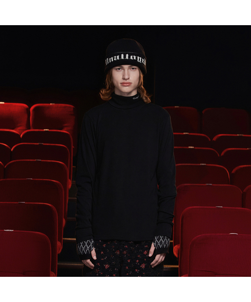 Turtle neck knit T‑shirt / чёрный