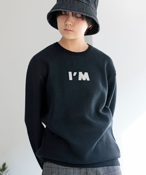 OG Cotton I’M KNIT PO — органическо‑хлопковый свитер с нашивкой OG COTTON