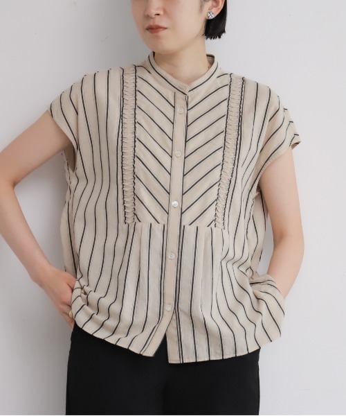 Cotton stripe type — нейлоновая рубашка Negripintact blouse