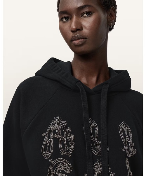 ELLA OVERSIZED TALON HOODIE — худи оверсайз ELLA Talon, фурнитура