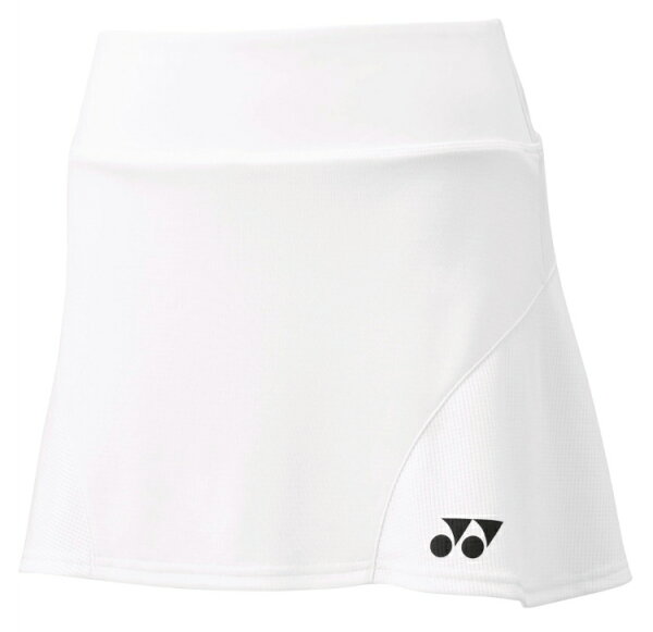 YONEX женская юбка для бадминтона с встроенными шортами — белая, модель XO 26153-11, спортивная, UV-защита, эластичная, униформа