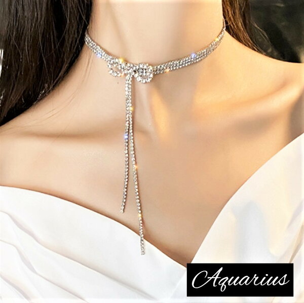 Dress‑up Long Ribbon Choker