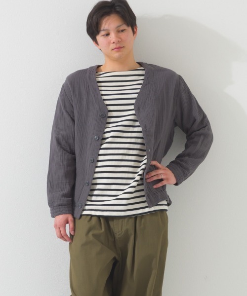 Uniforms Double Gauze — длинный рукав, кардиган‑футболка