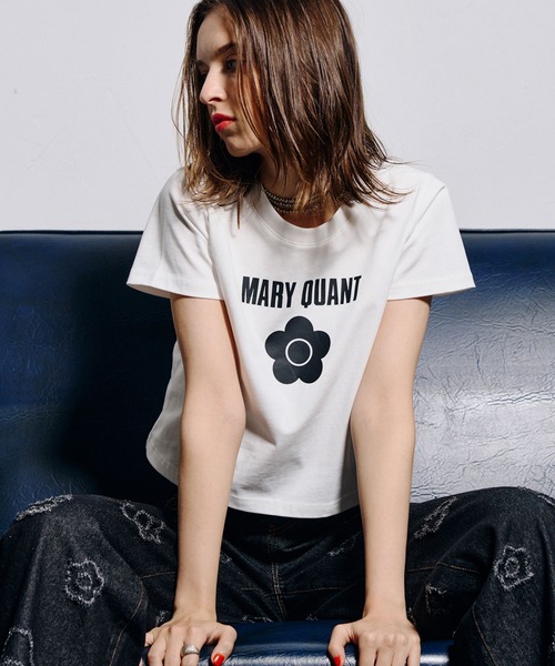 [ROSE BUD отдельный заказ] MARY QUANT / BASIC LOGO TEE
