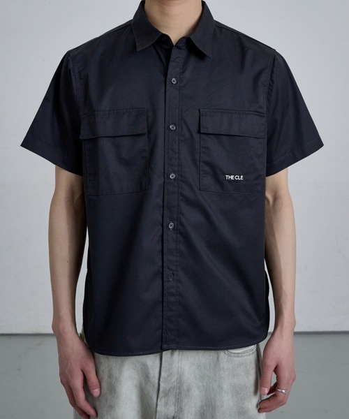 TWILL WORK SHIRT — твиловая рабочая рубашка, мужская рабочая модель