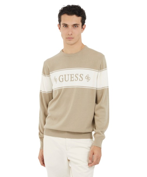 GEOFFREY Cn Ls Logo Sweater — вязаный свитер с логотипом, трикотажный свитер