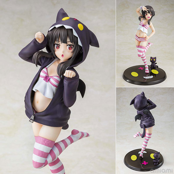 [Exclusive Sale] CAworks Anime "KonoSuba" Megumin Hood Look Chomusuke ver. Special Package Edition Figure