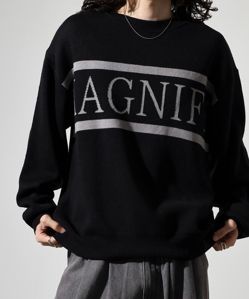 Двухслойный жаккардовый свитшот с круглым вырезом / double jacquard crew neck knit (унисекс)