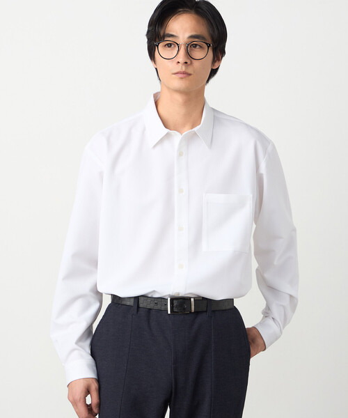Wollrich stretch twill short point collar shirt — рубашка с коротким воротником