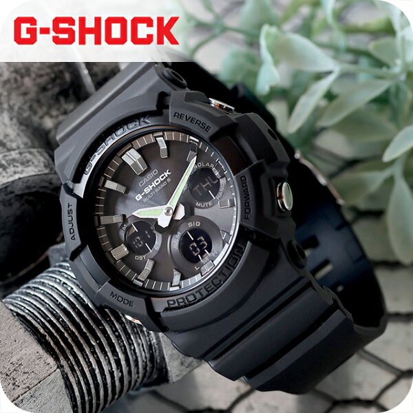 G-Shock GAW-100B-1AER черный радиоуправляемый солнечный часы CASIO — мужские прочные часы