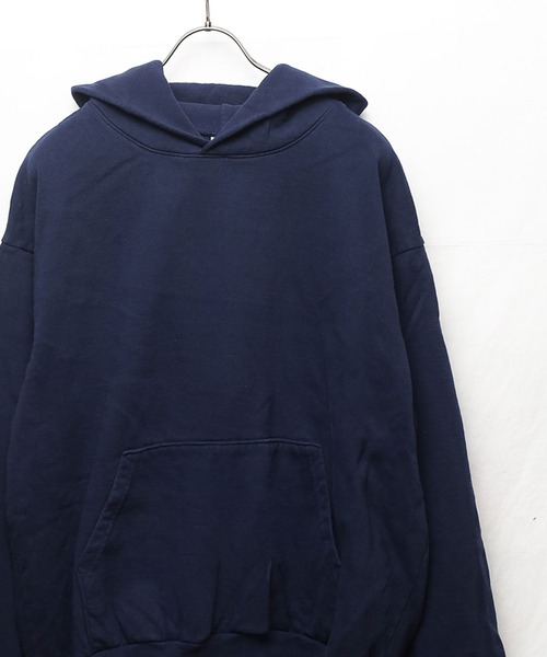 [LOS ANGELES APPAREL] 14oz ons garment dyed heavy fleece hooded sweatshirt