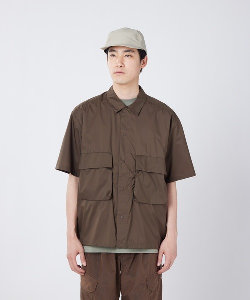 Snow Peak / U.L. Double Weave Shirt — дышащая рубашка U.L. Double Weave с коротким рукавом