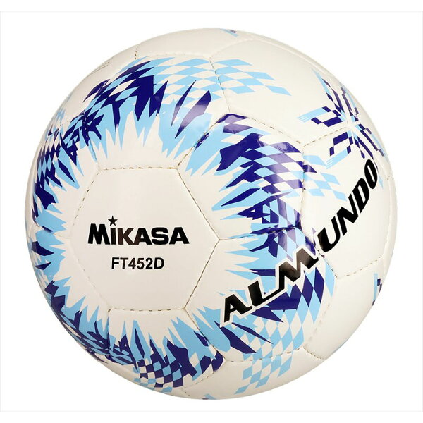 MIKASA волейбольный мяч 4‑го размера ALMUNDO, ручная сшивка FT452D‑BLLB, синий/светло‑синий