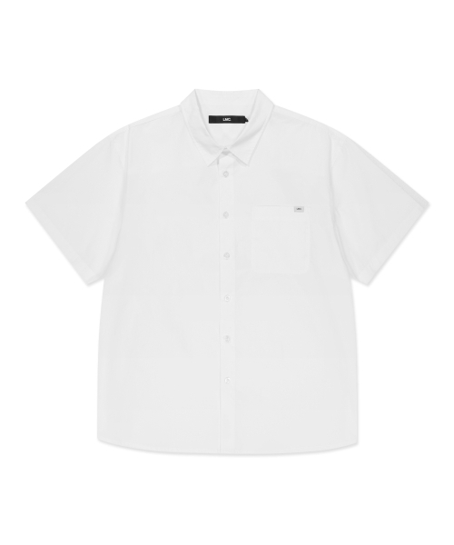 DAILY хлопковая рубашка с коротким рукавом white