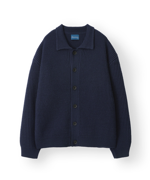 Хеби‑Nijiu wool care кардиган [navy]