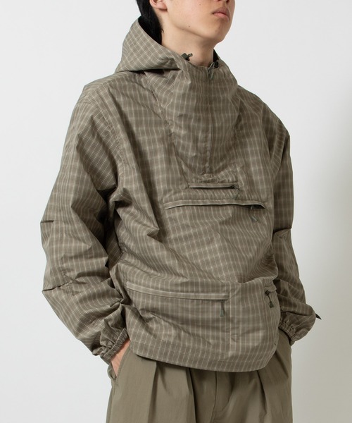 TECH ANORAK JACKET SUMMER PLAID BJ-70026