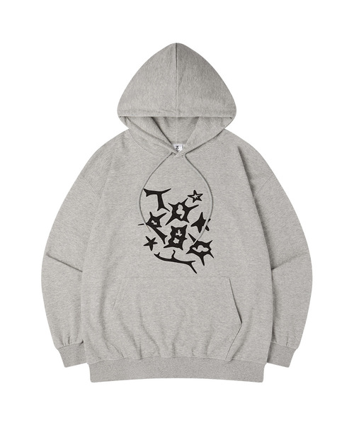 Star of Bones oversize куртка‑овёрсайз с подкладом, фурнитура, свитшот