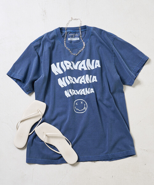 <Новый цвет> GOOD ROCK SPEED / NIRVANA футболка с логотипом Nirvana (Rock T‑shirt)
