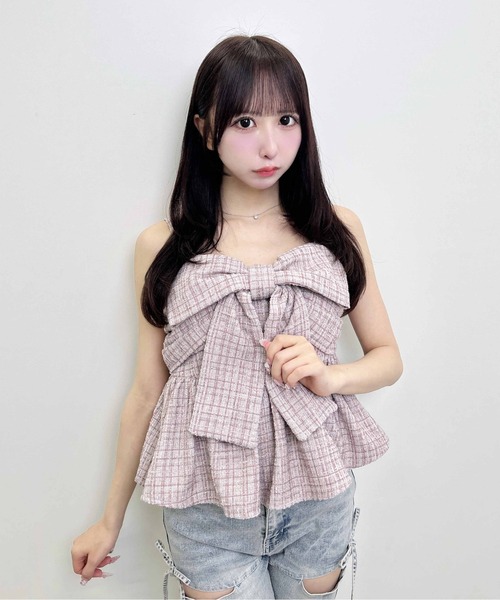 Twidribbon камибловый браус (Tweed ribbon kambrius)
