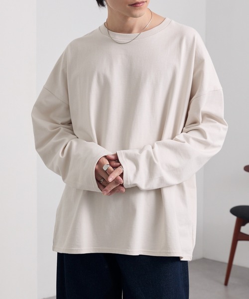 Raglan Loose Basic V‑neck T — оверсайз, короткий рукав, рубашка L/S