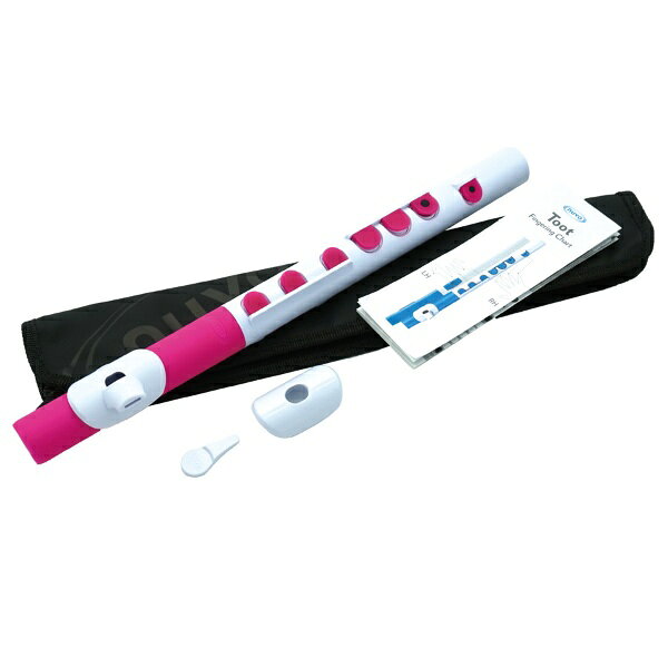 NUVO пластиковая флейта TooT белая/розовая N430TWPK