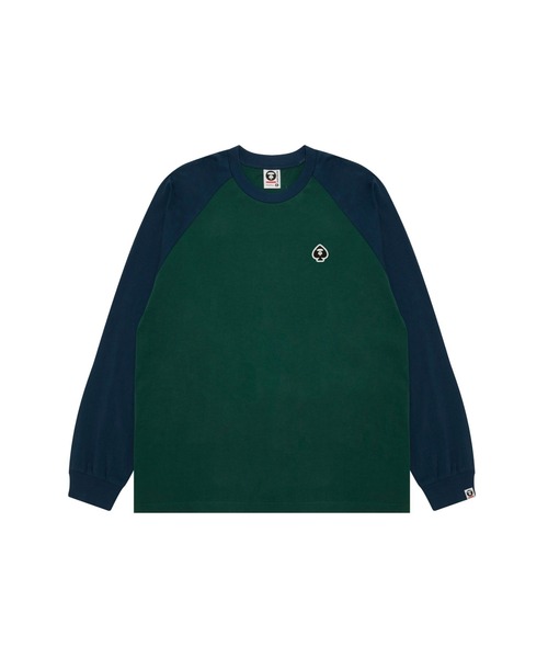 AAPE NOW SPADES Raglan Long Sleeve Tee — реглан с длинным рукавом