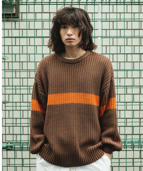 Big Shirred Knit плетёный 니트 пуловер