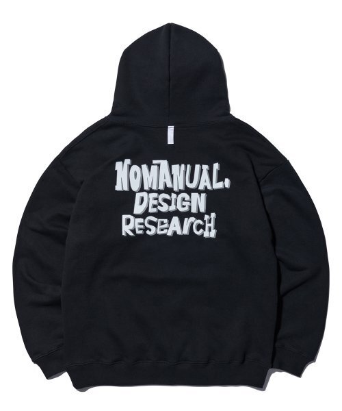 DOODLE LOGO HOODIE — чёрное худи