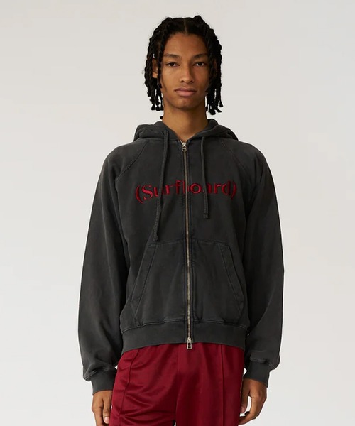 Stockholm Surfboard Club Parker Logo Zip Hoodie — худи на молнии с логотипом