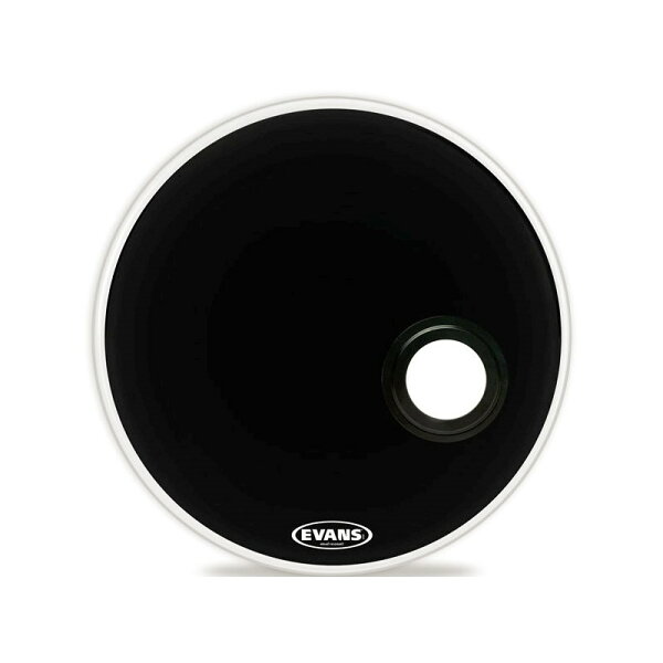 EVANS BD22REMAD EMAD Resonant Black 22" — пластик для бас‑барабана, 1 ply, 7.5 mil
