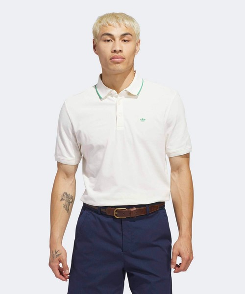 Adidas Golf Originals TWISTニット поло‑лонгслив с полурукавом (adidas Golf)