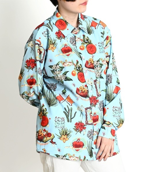 Regular collar party long‑sleeve T‑shirt