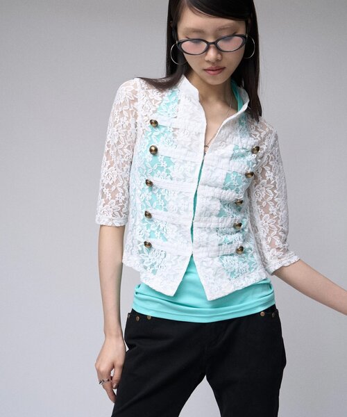 [WEB限定] Napoleon‑release stand 7‑min sleeve T‑shirt