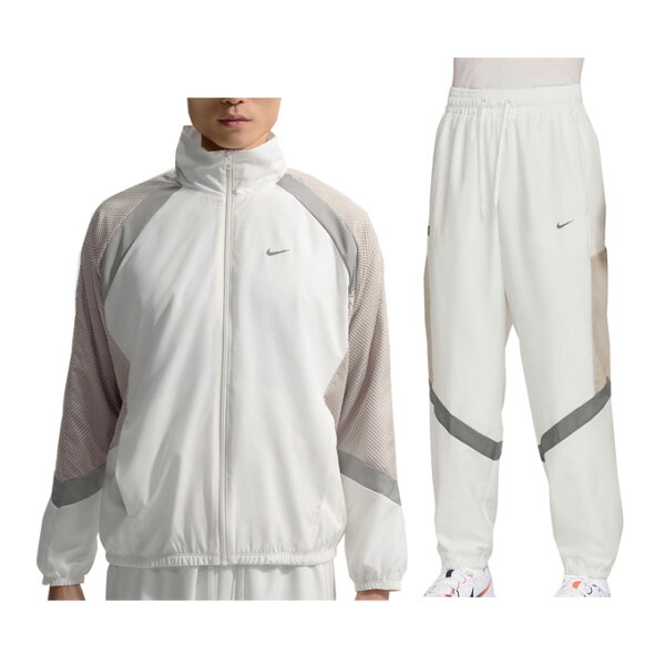 NIKE Woven Баскетбольный бомбер/панты комплект (мужской) (HV3364/HV3366) — спорт/тренинг/кэжуал/защитная куртка/с застёжкой