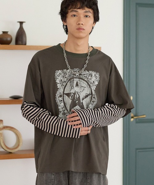 UNISEX Layard Graffiti Long T — унисекс футболка с принтом