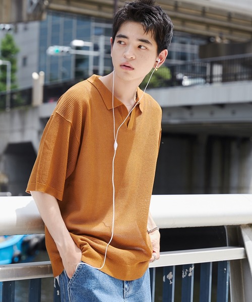 WEGO/ Mesh polonit pullover