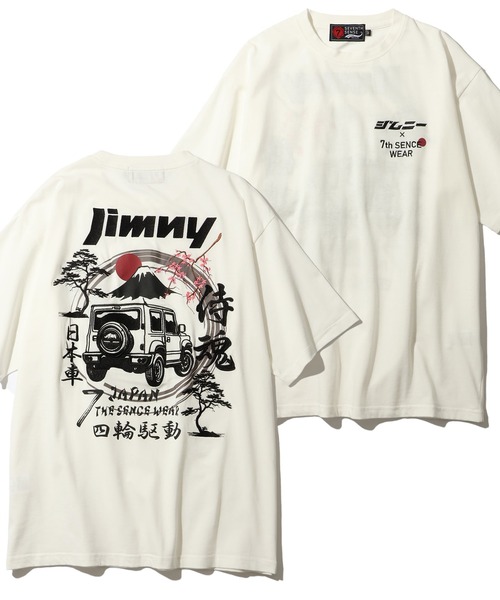 SEVENTH SENSE WEAR × JIMNY — футболка‑поло «SBeNS Wear × Jimny» с принтом, полурукав