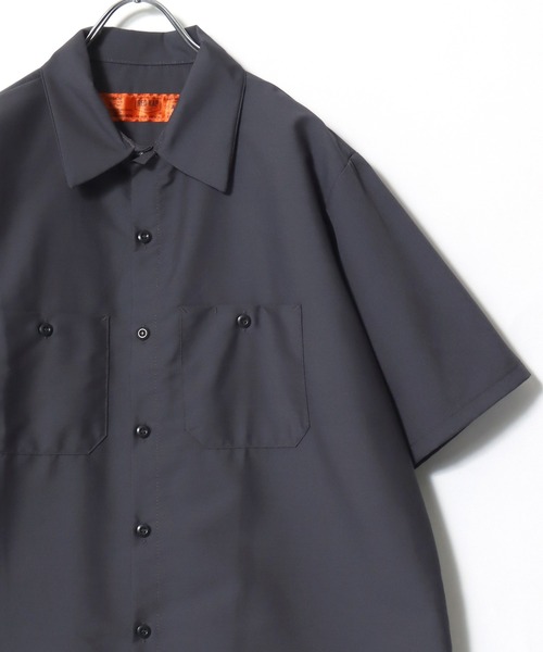 RED KAP INDUSTRIAL S/S WORK SHIRT 2026SS — рабочая рубашка Red Kap, короткий рукав, индустриальная серия