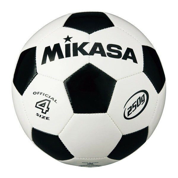 Mikasa SVC403‑WBK — футбольный мяч 4‑го размера, легкий, околo 250 г, бело‑черный