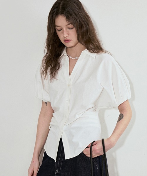 Pafsleeve Side Gauze Shirt FX25S033 (Fano Studios)