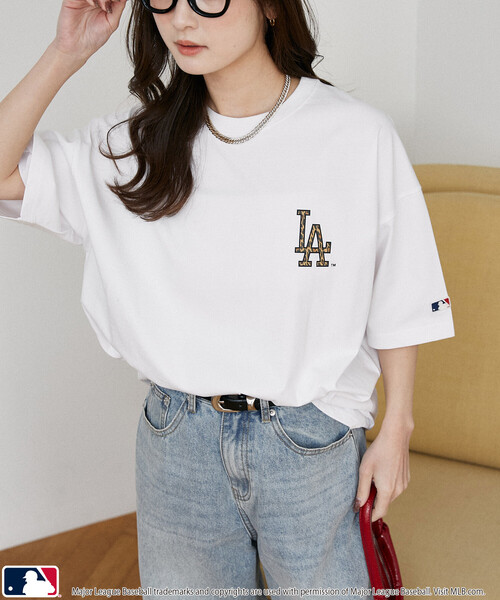 PUBLUX — MLB Reopard Logo T‑shirt, функциональный материал, лимитированная версия