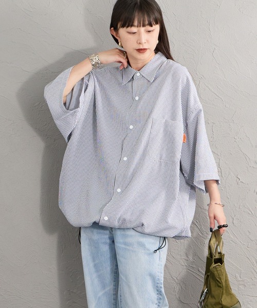 UNIVERSAL OVERALL — шорты‑слив Drorcord pajama shirt — шорты и рубашка в стиле рабочей одежды (special)